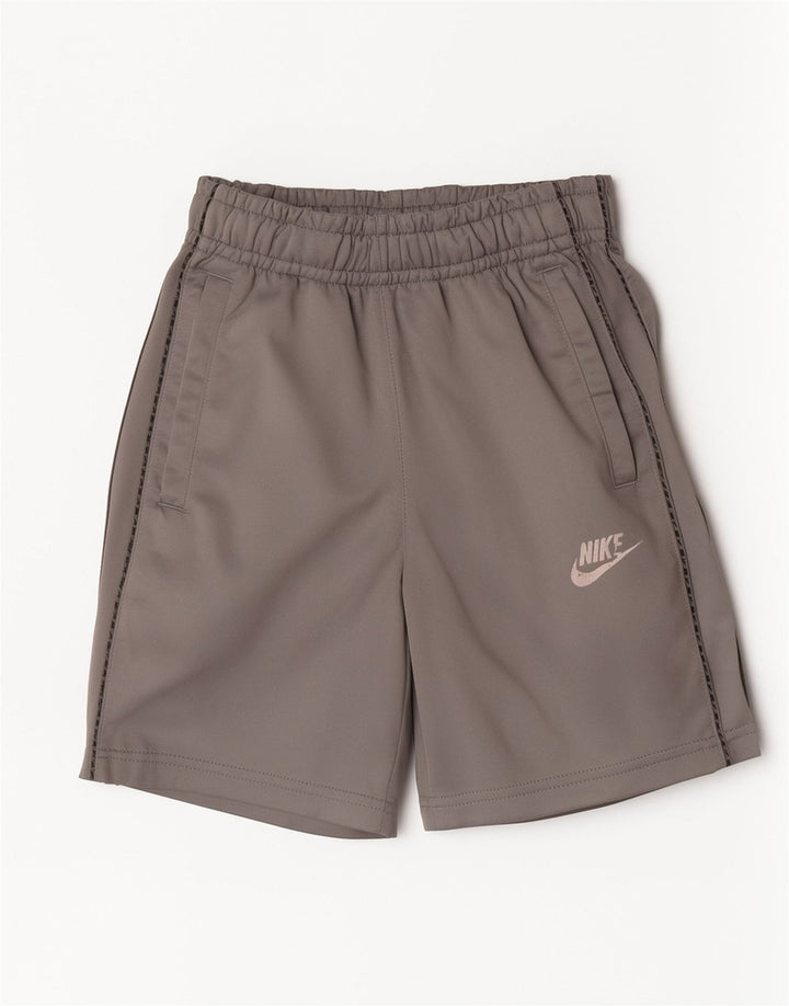 Pantaloni scurți sport Nike pentru băieți 10-11 ani, gri mediu sport
