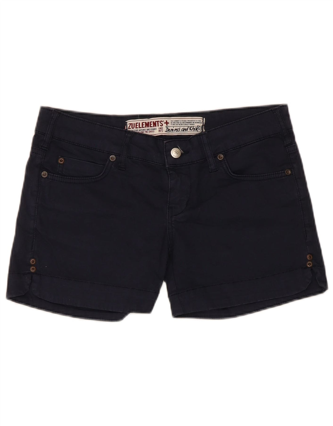 Pantaloni scurți casual pentru femei Zu Elements W27 Bumbac bleumarin mic