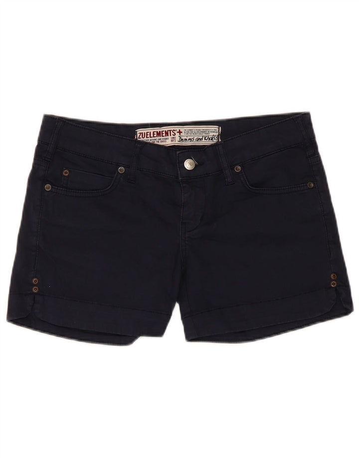 Pantaloni scurți casual pentru femei Zu Elements W27 Bumbac bleumarin mic