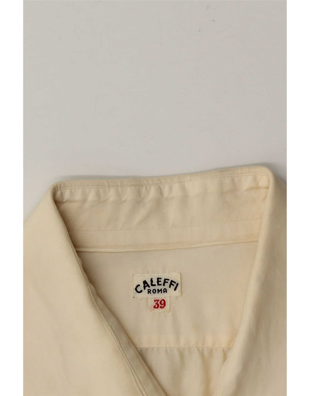 Cămașă pentru bărbați Caleffi Mărimea 39 Medium Off White