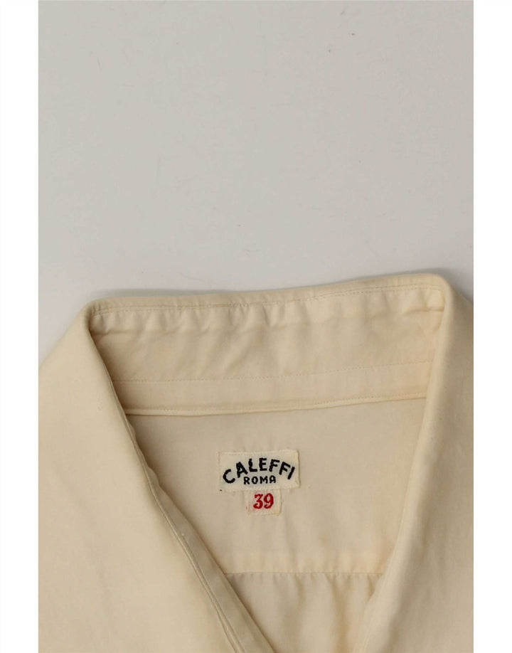 Cămașă pentru bărbați Caleffi Mărimea 39 Medium Off White