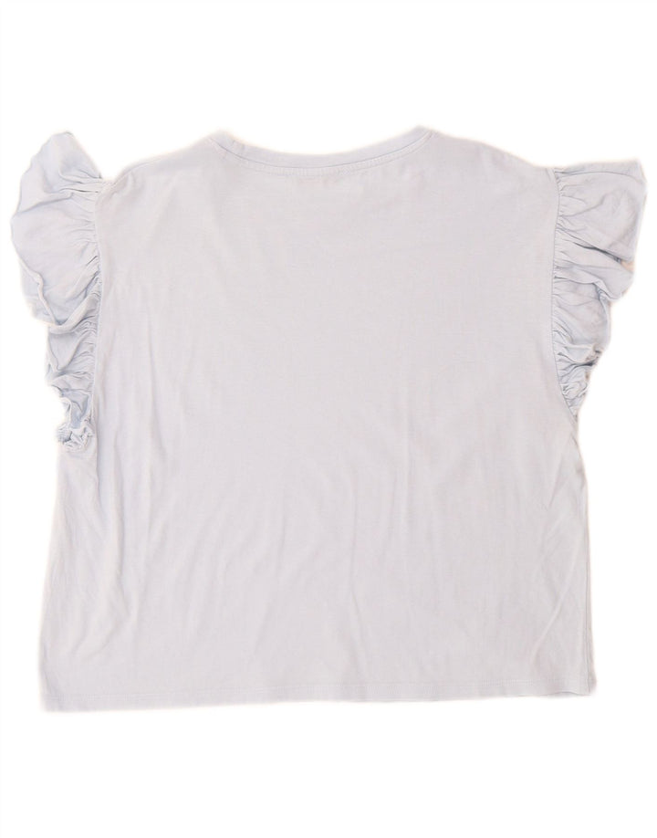 Top tricou pentru femei Zara UK 14 Medium Blue