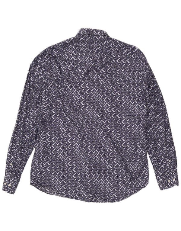 Cămașă pentru bărbați Tommy Hilfiger cu ajustare normală Mărimea 44 17 1/2 XL Bleumarin Floral