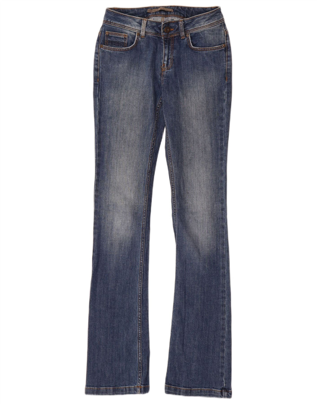 Blugi Zara Femei Bootcut EU 34 2XS L24 L35 Bumbac Albastru