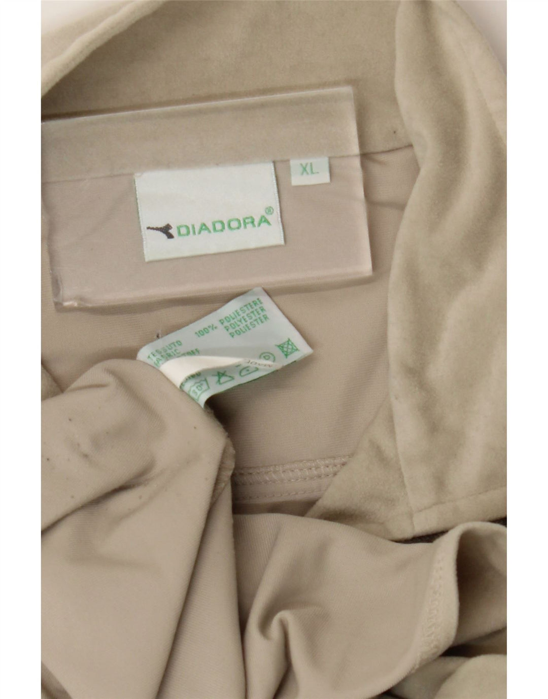 Jachetă de trening pentru bărbați Diadora, XL, poliester bej