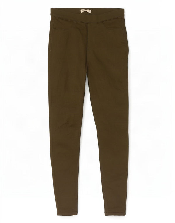Blugi jegging pentru femei Marks & Spencer UK 10 Small W28 L30 Kaki Bumbac