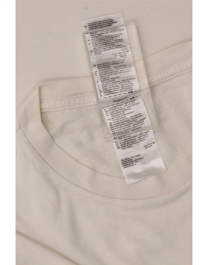 Tricou pentru bărbați Adidas Top mare, alb, bumbac