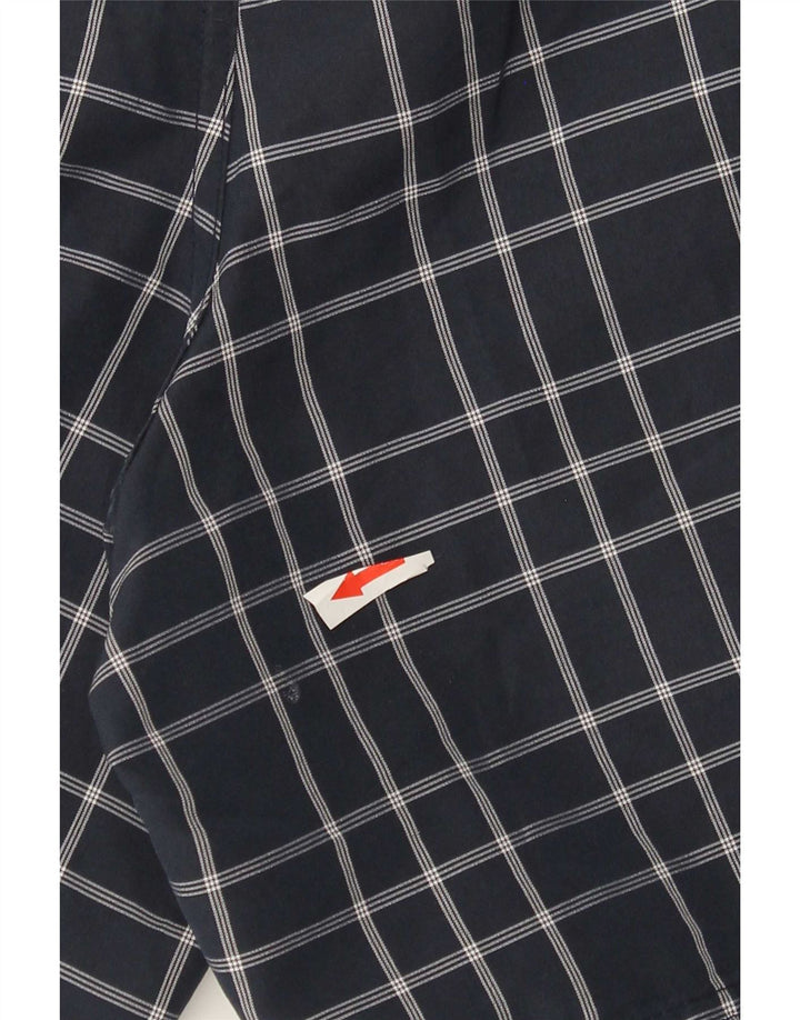 Pantaloni scurți de înot Umbro pentru bărbați 2XL, poliester cu carouri bleumarin