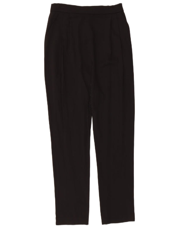 Pantaloni casual pentru femei Reiss, cu fixare, UK 8 Small W28 L29 Viscoză neagră