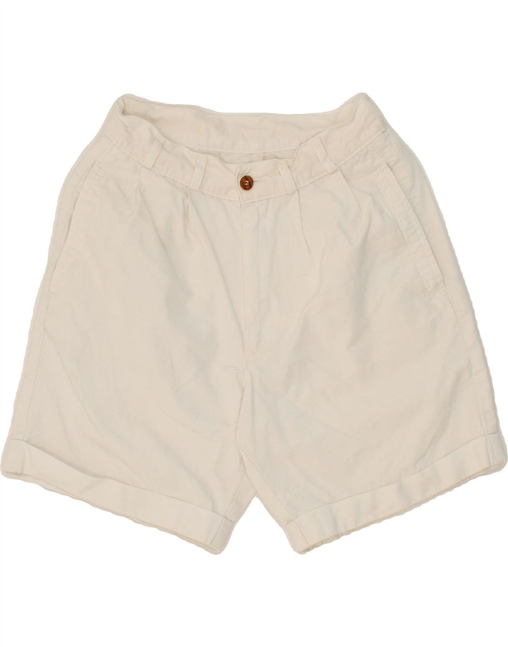 CARRERA Womens Chino Shorts W28 Medium White Cotton Vintage Carrera and Second-Hand Carrera from Messina Hembry 