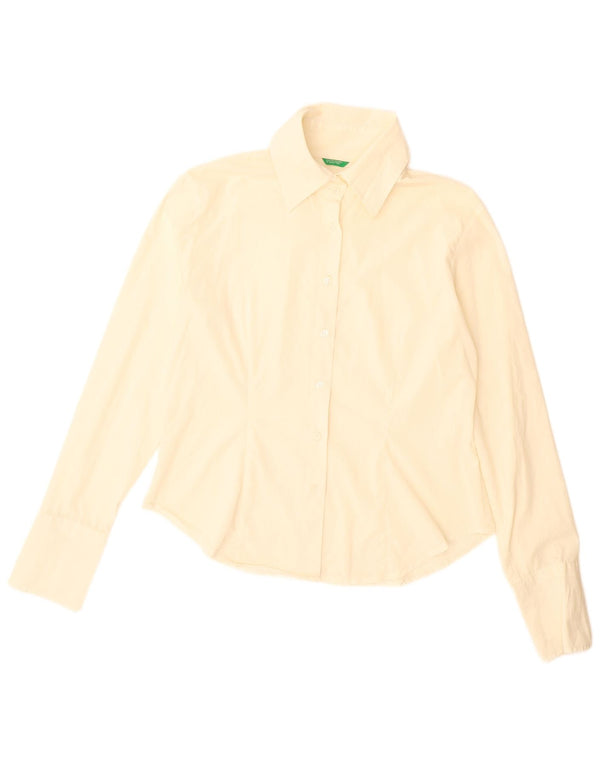 Cămașă Benetton pentru femei UK 16 Large Off White