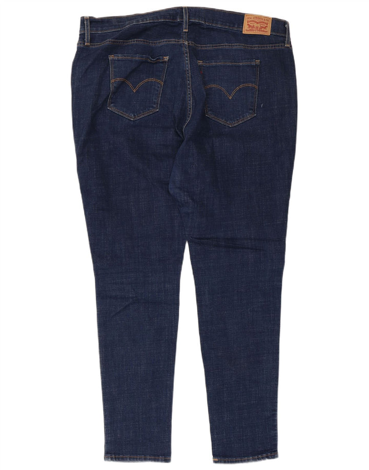 LEVI'S Blugi skinny cu talie înaltă 711 pentru femei US 18 2XL W40 L29 bleumarin