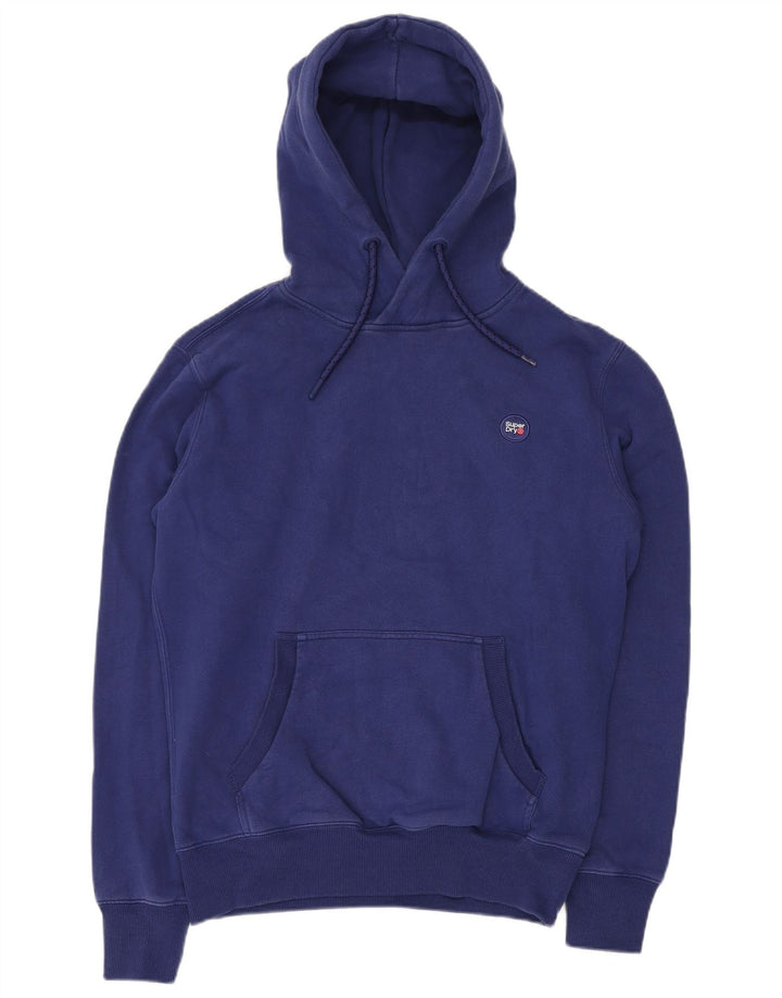 Pulover SUPERDRY pentru bărbați, bumbac albastru mediu