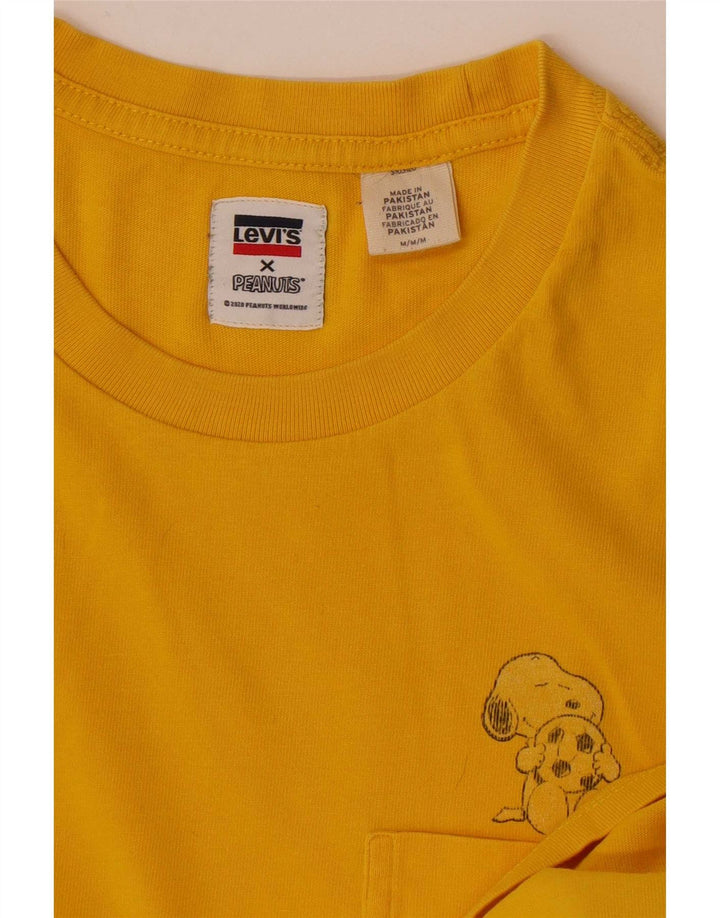 Tricou Levi's Peanuts pentru bărbați Top galben mediu