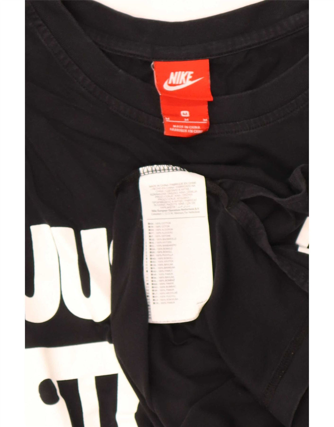 Vestă grafică pentru bărbați Nike, mediu negru, bumbac color bloc