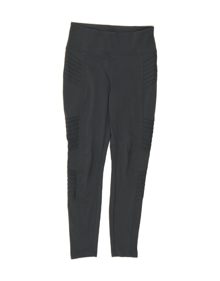 ATHLETA Womens Leggings UK 10 Small  Grey Nylon Vintage Athleta and Second-Hand Athleta from Messina Hembry 