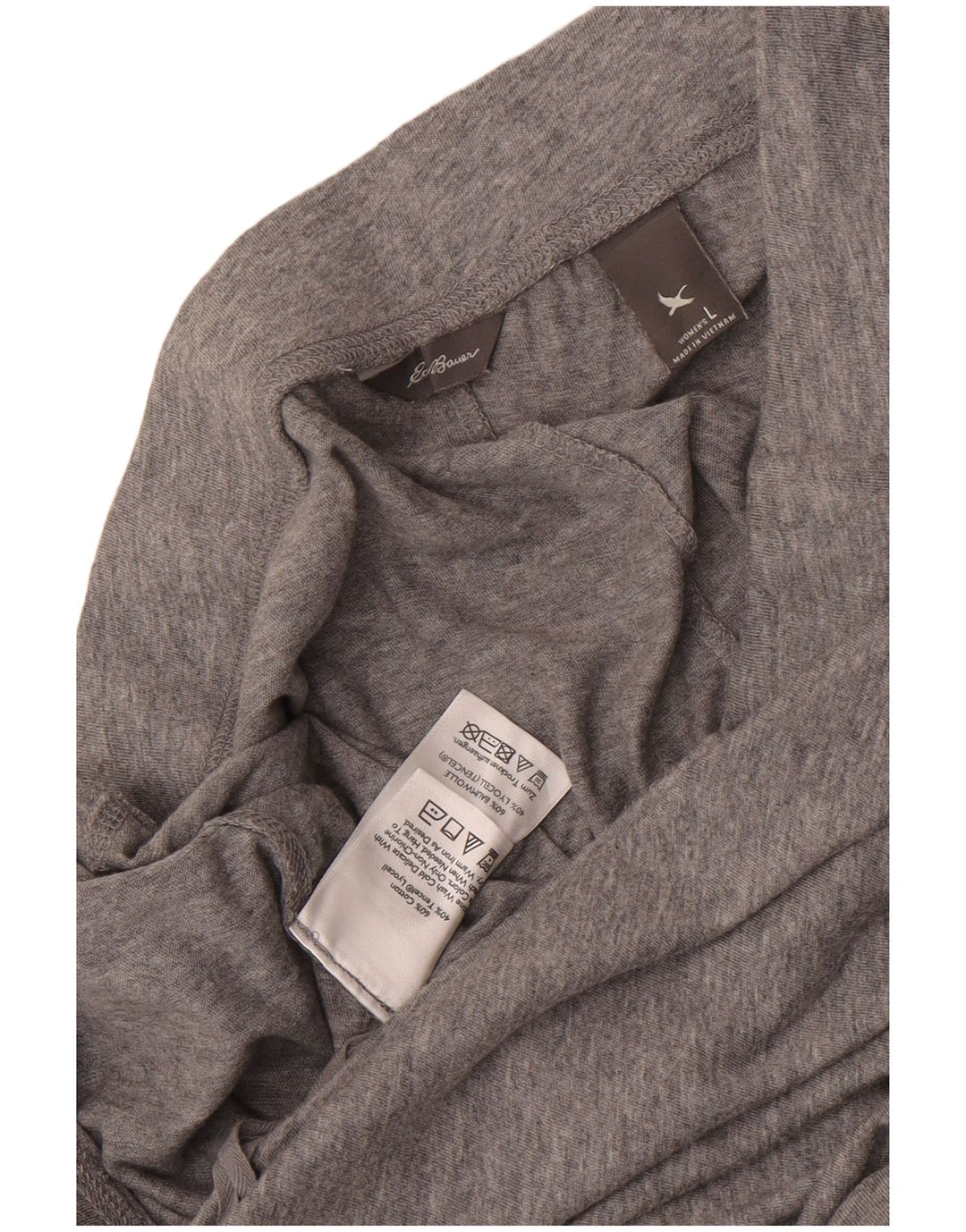 Fusta Maxi pentru femei Eddie Bauer, mare W36, bumbac cu pete gri
