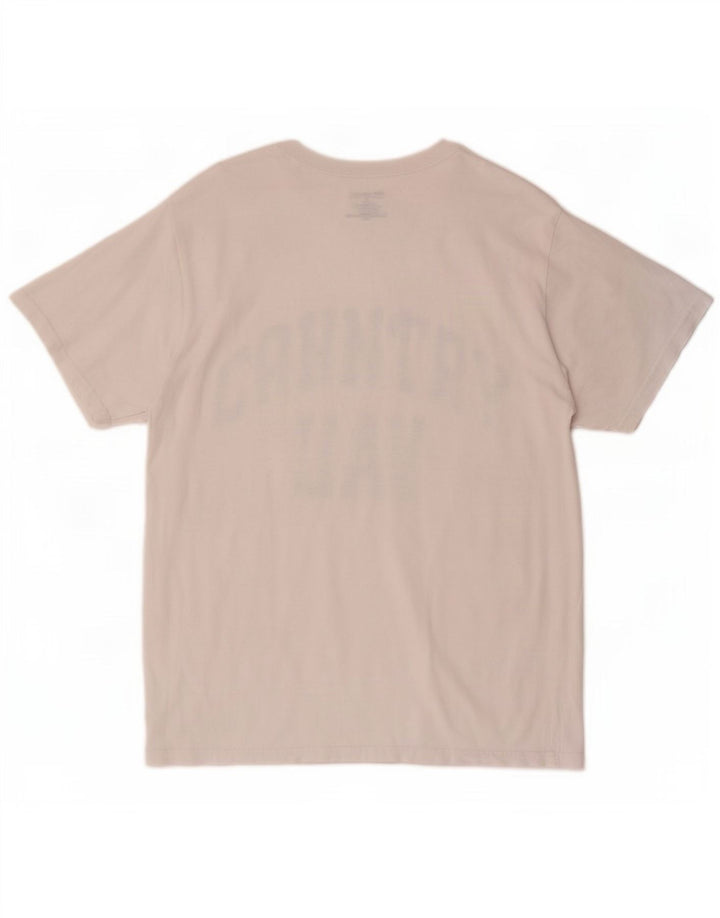 Tricou grafic pentru bărbați Champion Top Medium White Bumbac
