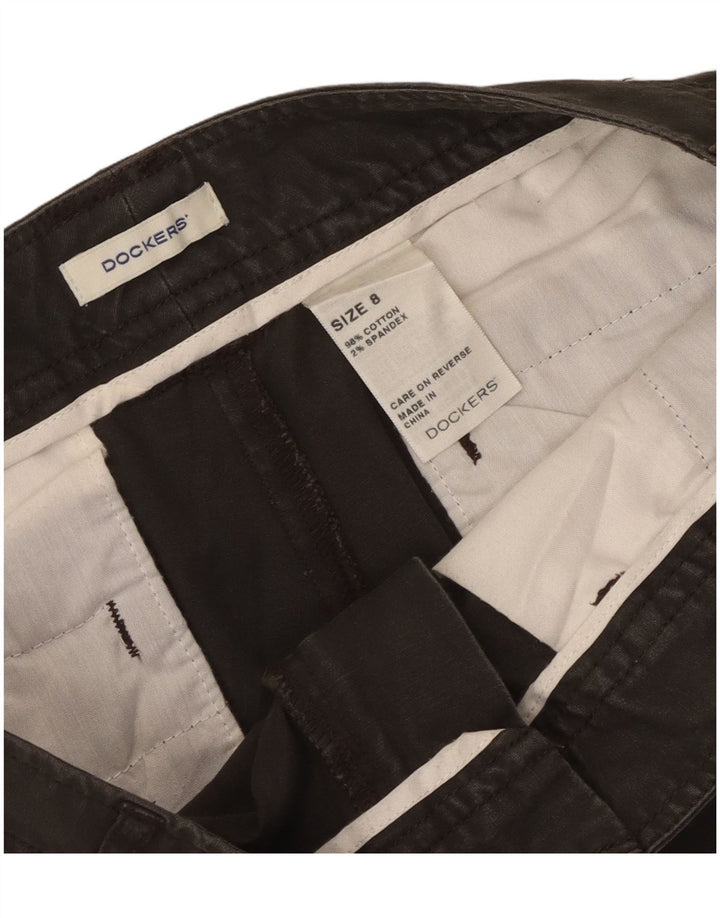 Pantaloni scurti cargo pentru femei Dockers US 8 Medium W32 bumbac gri