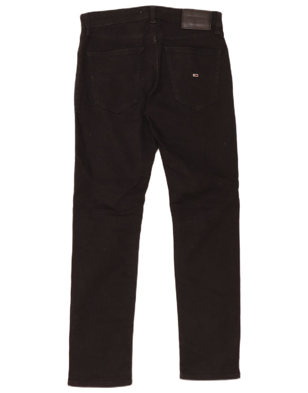 Blugi pentru bărbați Tommy Hilfiger Scanton Slim W30 L30, bumbac negru