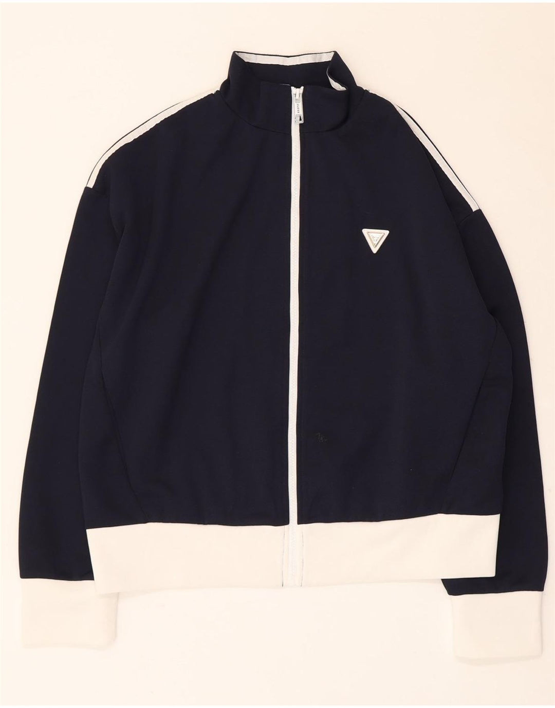 Jachetă de trening pentru femei Guess UK 16, mare, albastru bleumarin