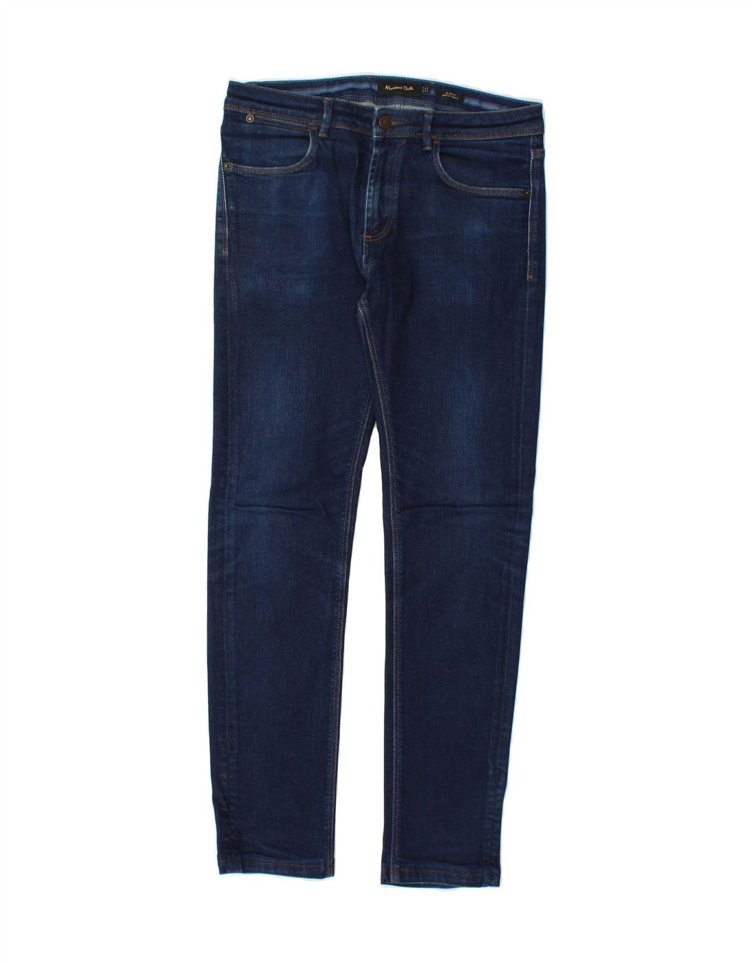 MASSIMO DUTTI Mens Slim Jeans EU 40 Medium W31 L29 Navy Blue Vintage Massimo Dutti and Second-Hand Massimo Dutti from Messina Hembry 