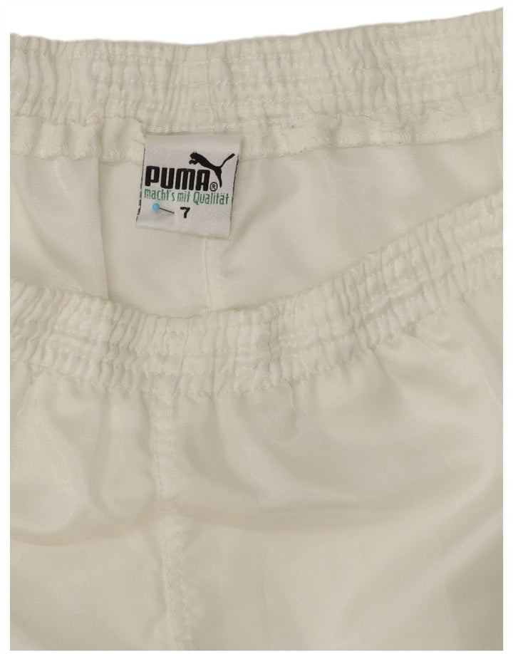 Pantaloni scurți de înot Puma pentru bărbați, mari, alb, din poliamidă