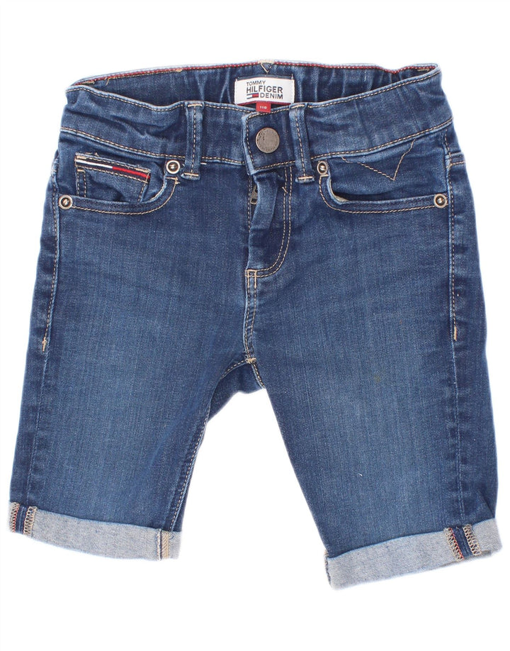 Pantaloni scurți din denim pentru băieți Tommy Hilfiger 4-5 ani W20 albastru