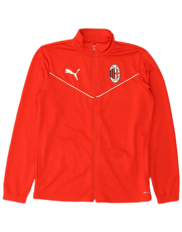 Jachetă de trening Puma AC Milan pentru băieți 13-14 ani poliester roșu