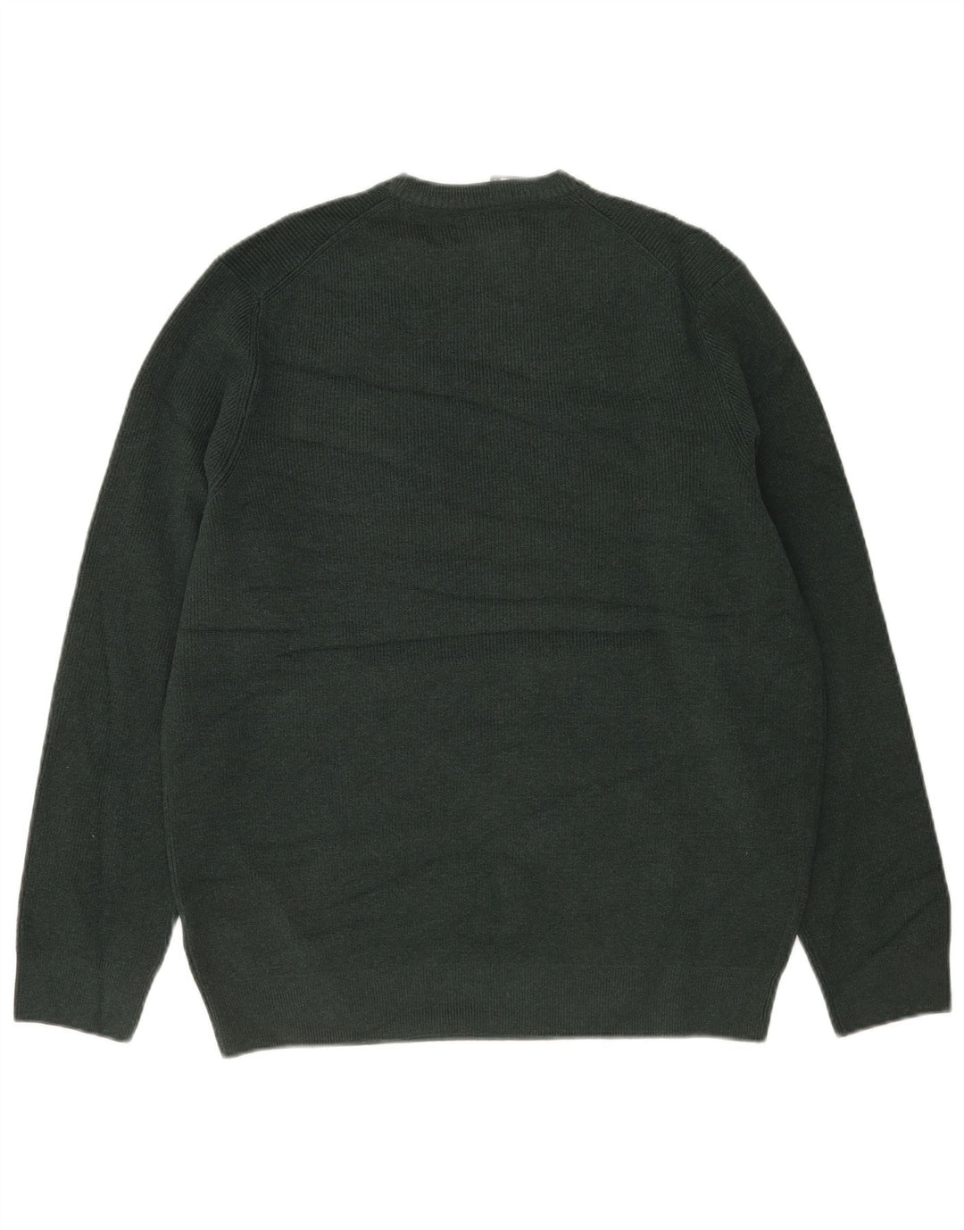 Pulover pentru bărbați Marks & Spencer, cu gât crew, poliester verde XL