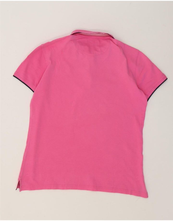 Cămașă polo Massimo Dutti pentru bărbați, slim fit, roz mare