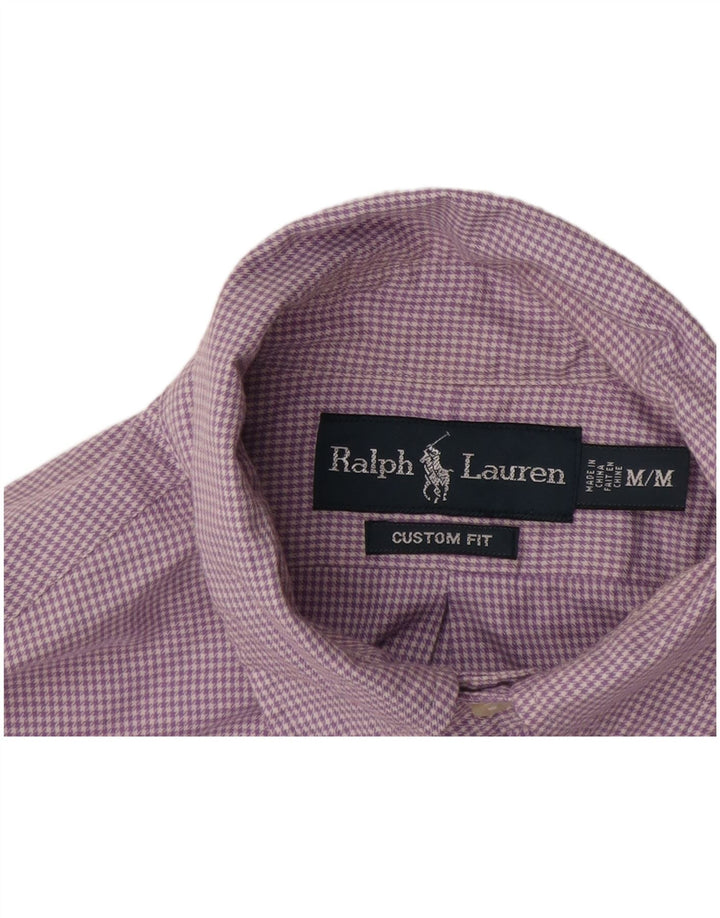 Cămașă personalizată pentru bărbați Ralph Lauren, din bumbac mov mediu