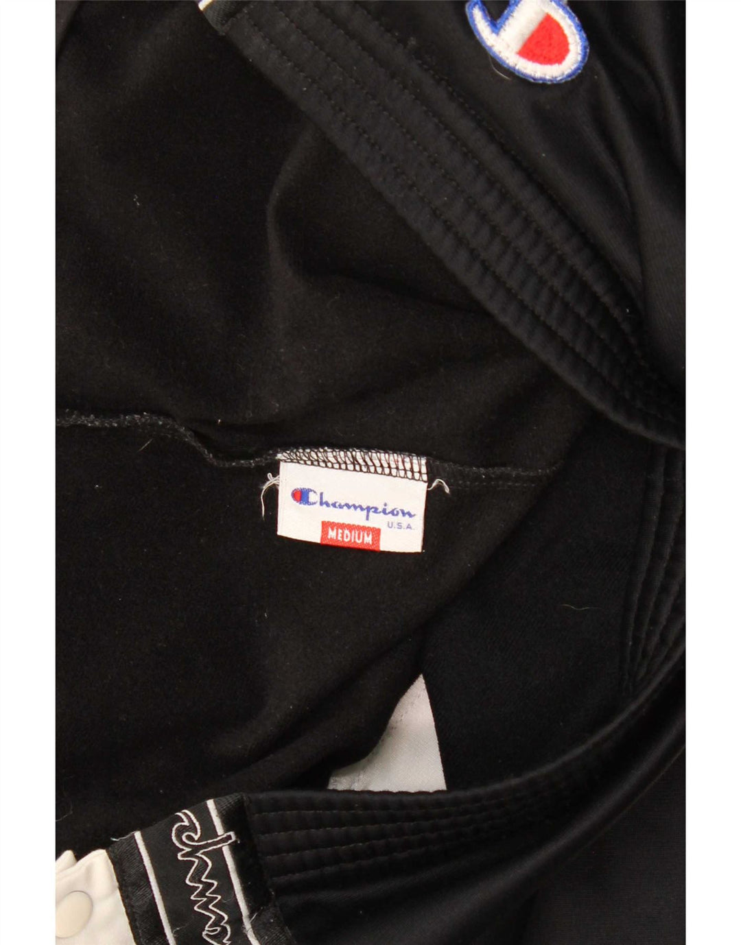 Pantaloni de trening grafic pentru bărbați Champion, mediu negru, color block