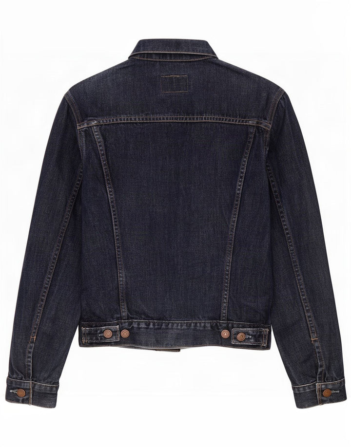 Jachetă de blugi Levi's pentru femei UK 12 Medium Bluemarin Bumbac