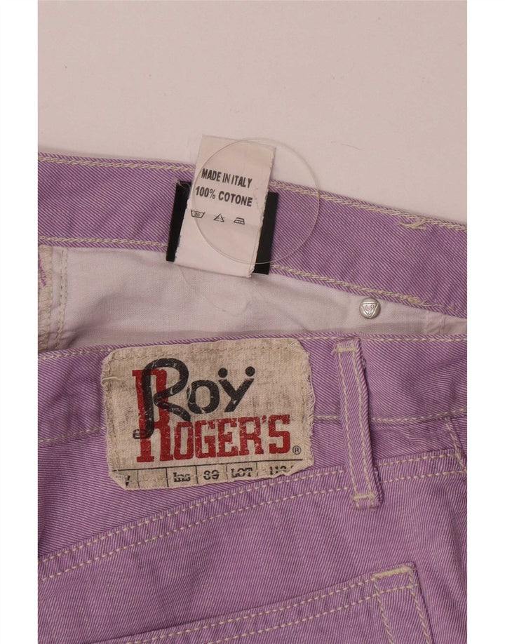 Blugi subțiri Roy Rogers pentru femei W33 L32 bumbac violet