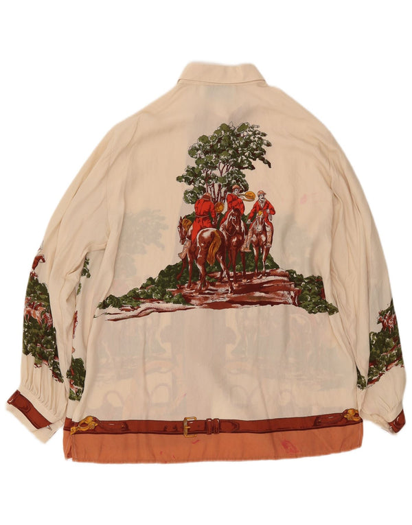 Bluză pentru femei GABRI ELLE LA CAMICIA cămașă cu grafică UK 16, mare, alb