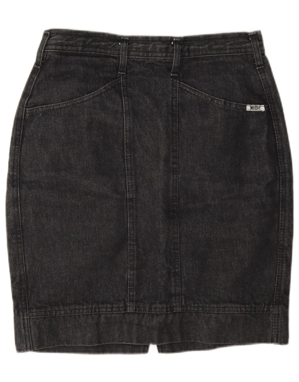 Mini Fusta Denim pentru Femei Wit Boy W28 Gri Mediu