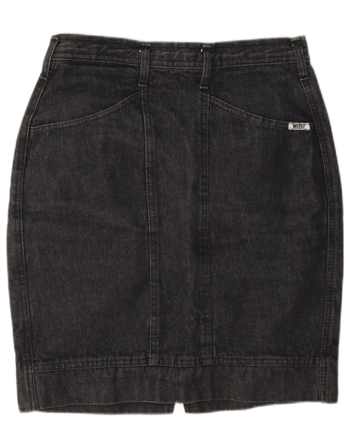 Mini Fusta Denim pentru Femei Wit Boy W28 Gri Mediu