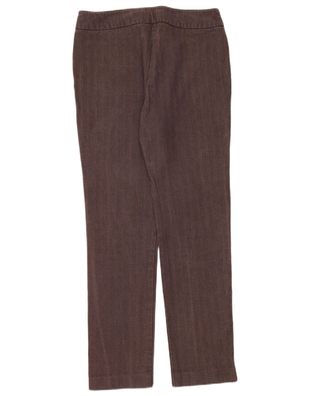 Max & Co. Pantaloni de costum subțiri pentru femei W30 L30 Brown Herringbone