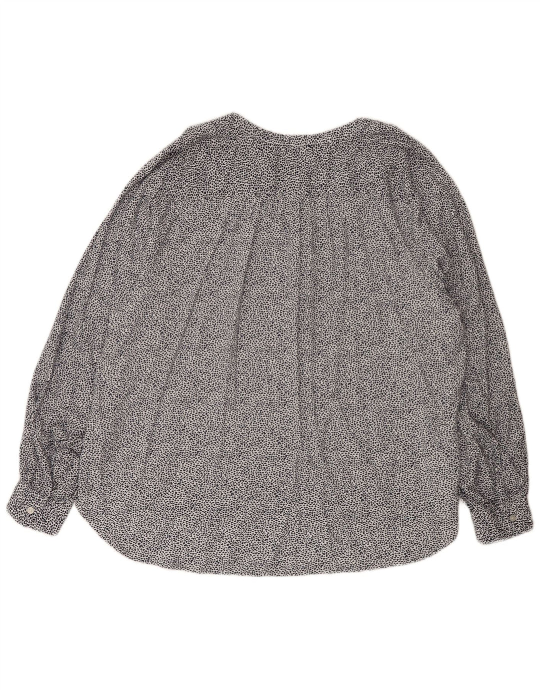 Bluză cu cămașă pulover pentru femei Marks & Spencer UK 20 2XL Alb Animal Print