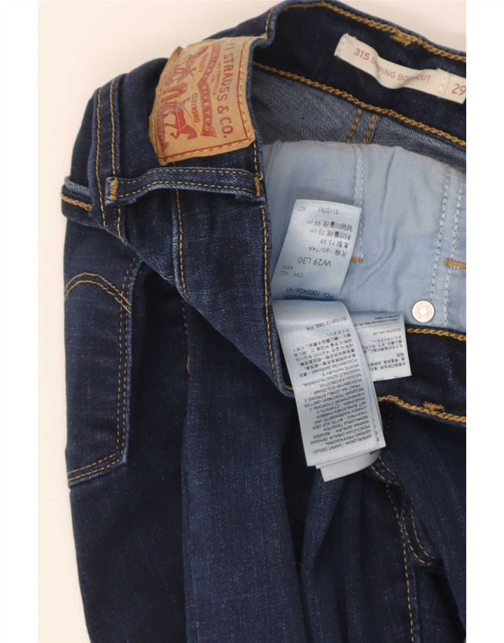 Blugi Levi's 315 Shaping Bootcut W29 L30 Bumbac albastru
