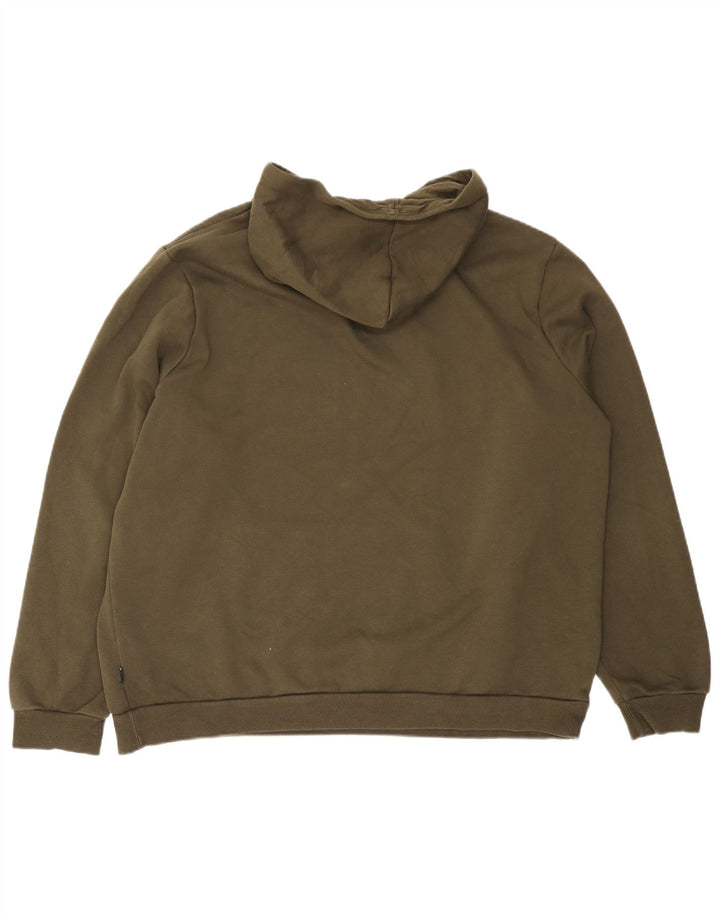 Pulover cu glugă grafic PUMA pentru bărbați, bumbac kaki 2XL