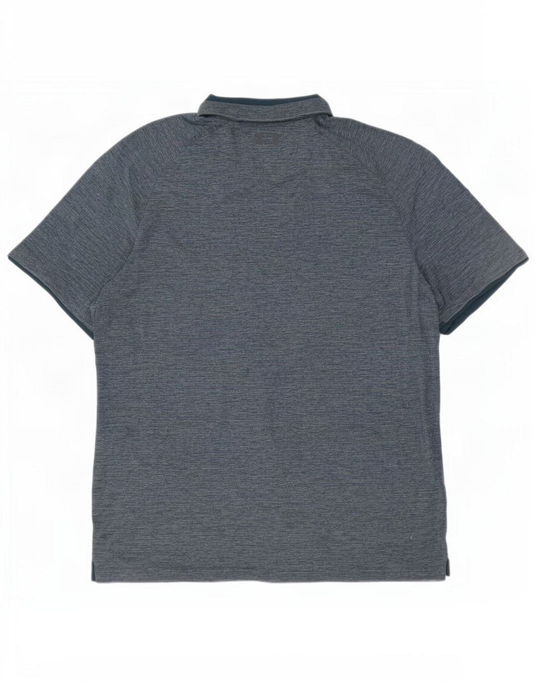 Cămașă polo Under Armour pentru bărbați Heat Gear, mare, albastru, poliester pătat