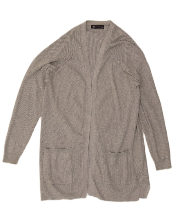 Pulover cardigan deschis pentru femei Marks & Spencer UK 14 Medium Gri