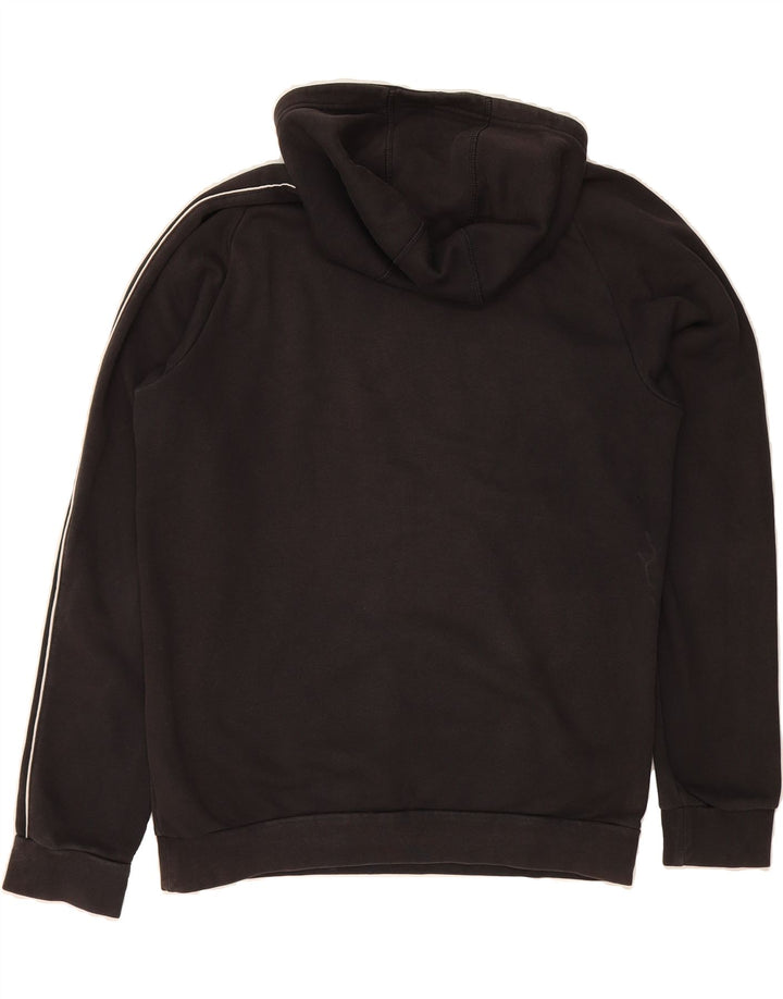 ADIDAS Mens Hoodie Jumper Medium Black Cotton Vintage Adidas and Second-Hand Adidas from Messina Hembry 