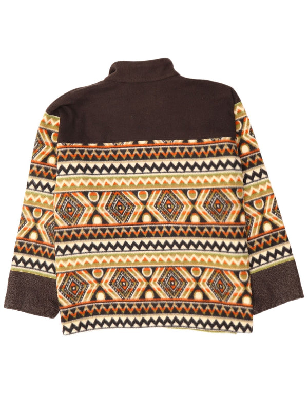 Pulover VINTAGE pentru bărbați, cu fermoar și gât, 4XL, multicolor, Argyle/Diamond