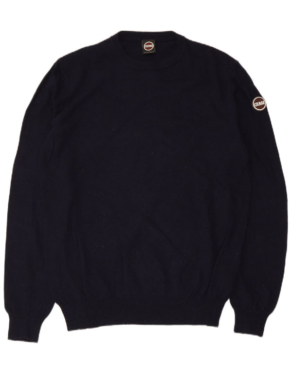 Pulover Colmar pentru bărbați cu gât crew pulover XL bleumarin poliamidă
