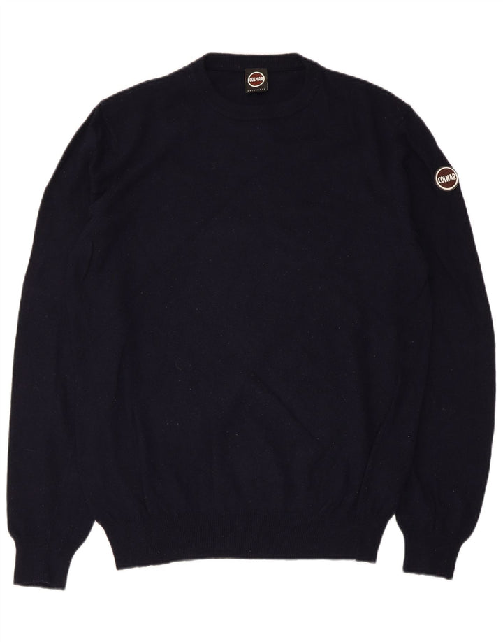 Pulover Colmar pentru bărbați cu gât crew pulover XL bleumarin poliamidă
