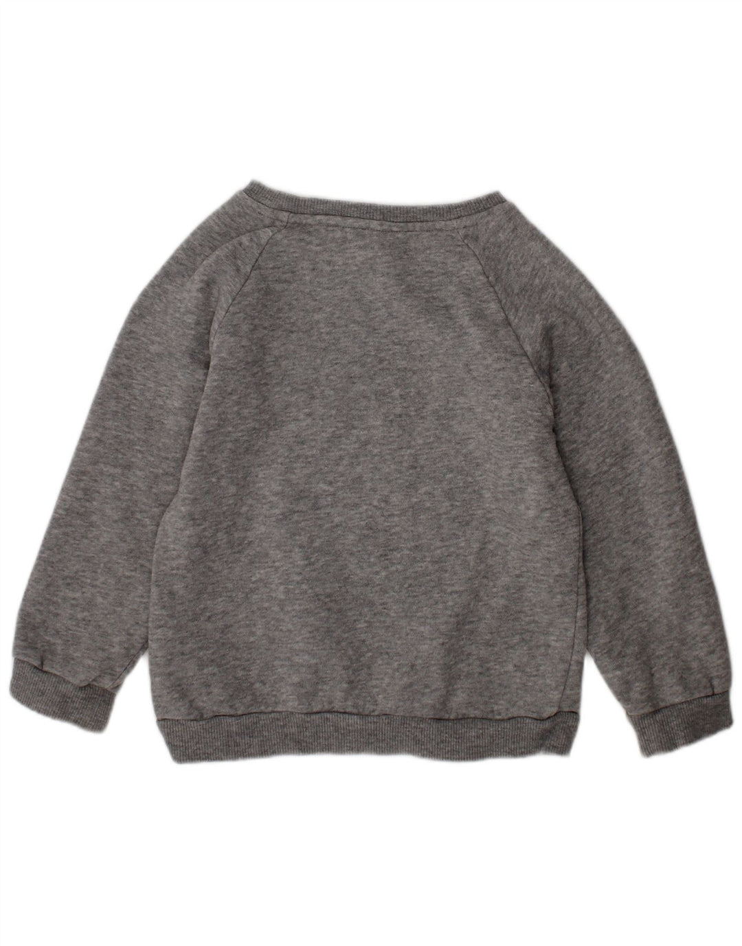 ADIDAS Boys Graphic Sweatshirt Jumper 2-3 Years Grey Cotton
