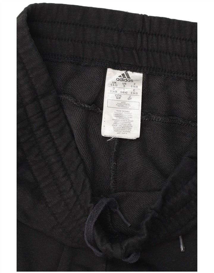 Pantaloni de trening grafic pentru femei ADIDAS Pantaloni de jogging UK 8/10 Small Black